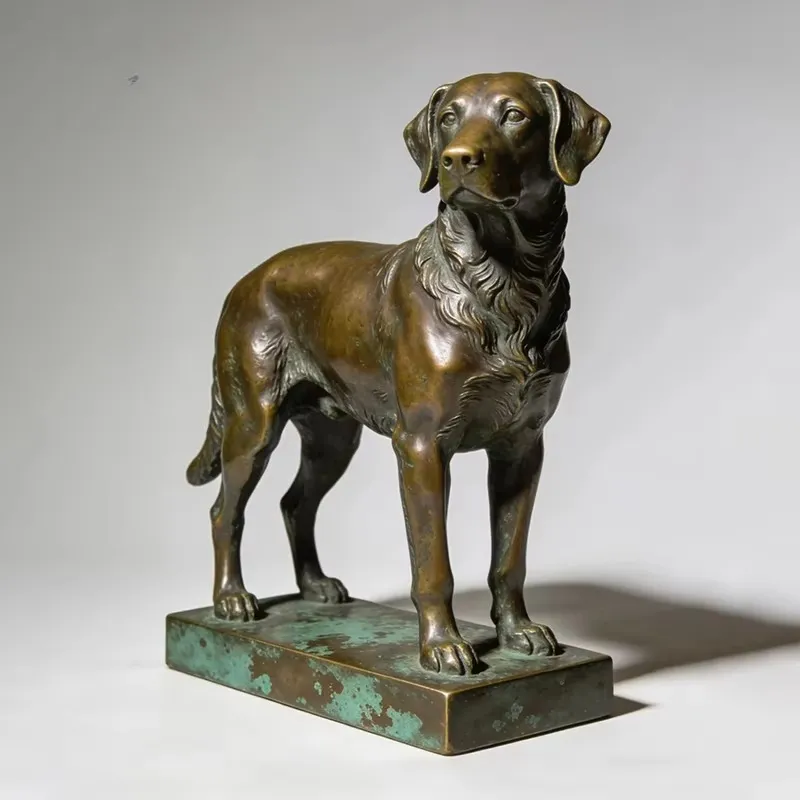 Outdoor Hunting Dog Statue - Бронзовая скульптура охотничьей собаки в натуральную