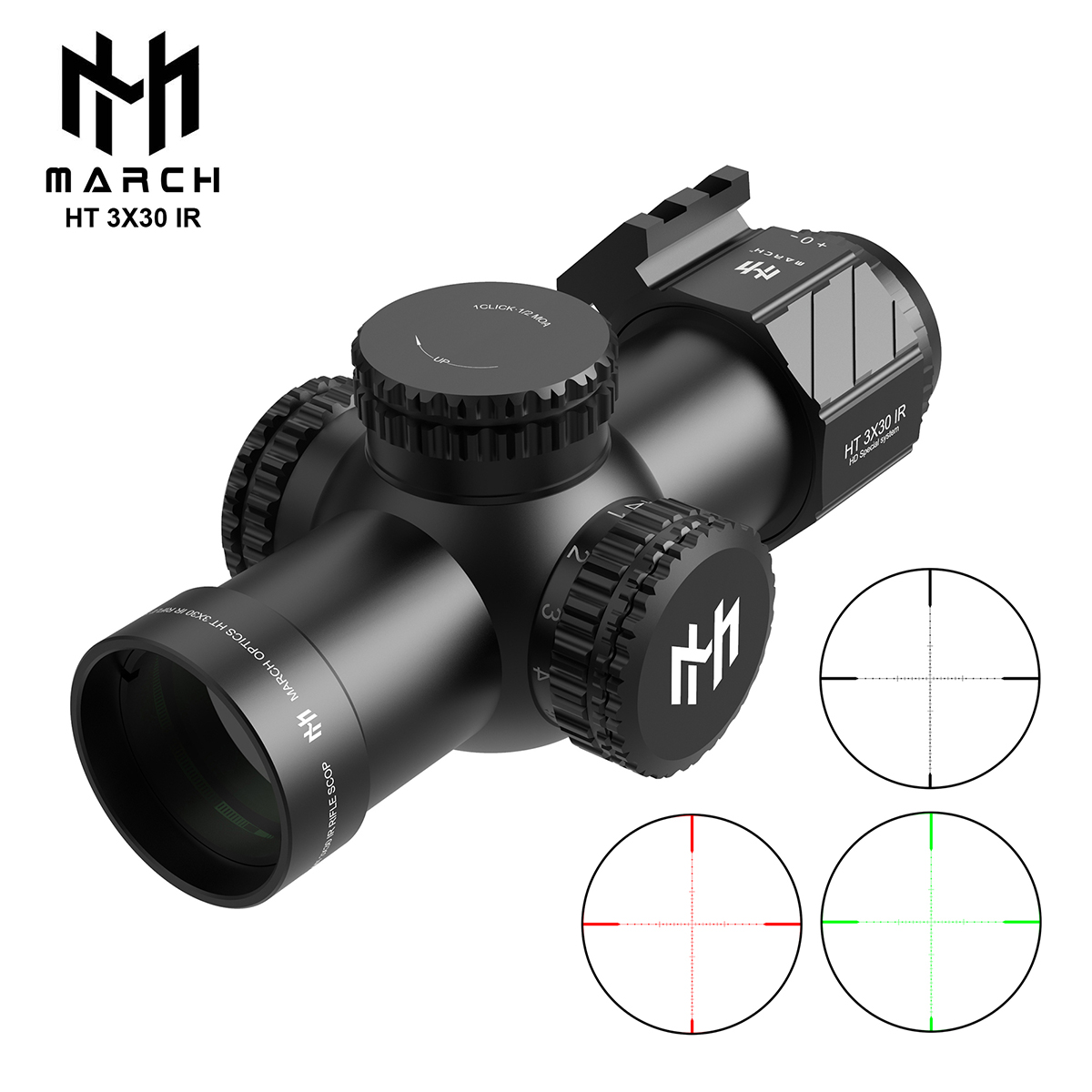 Оптический прицел HT 3x30IR дл – обзор и цена Outdoor Hunting Lab